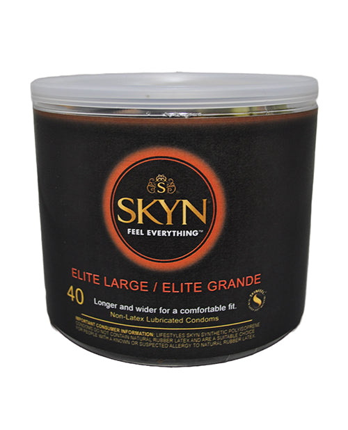 Lifestyles Elite Skyn Large Condom - Bowl Of 40