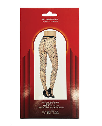 Fence Net Pantyhose Black O-s