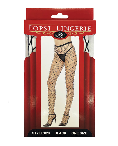 Fence Net Pantyhose Black O-s