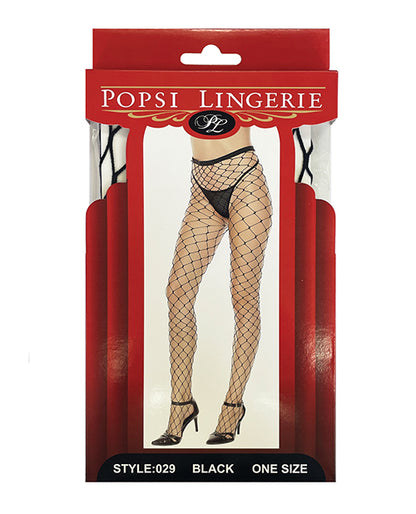 Fence Net Pantyhose Black O-s