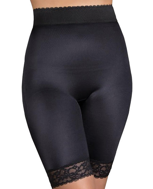 Rago Shapewear Long Leg Shaper W/gripper Stretch Lace Bottom
