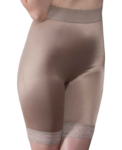 Rago Shapewear Long Leg Shaper with gripper Stretch Lace Bottom