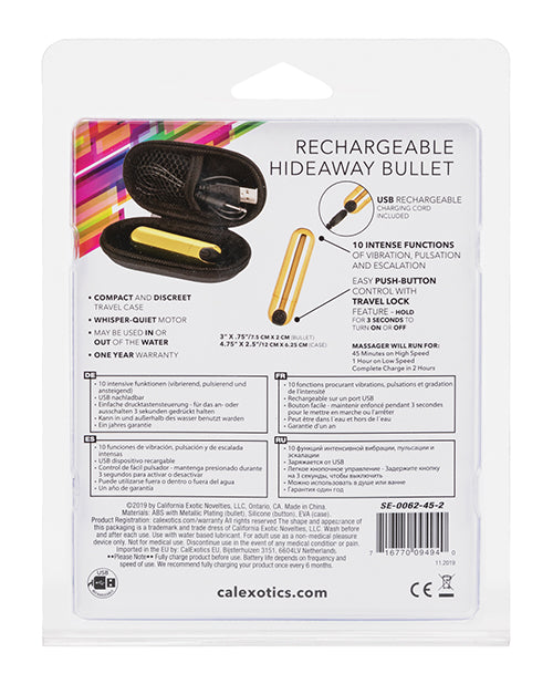 Rechargeable Hideaway Bullet