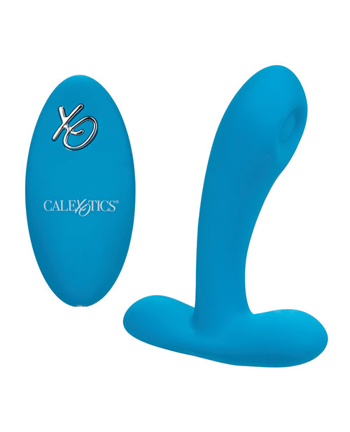 Silicone Pulsing Pleaser W-remote - Blue