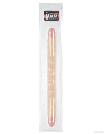 "17"" Slim Jim Duo Veined Super Slim Double Dong"
