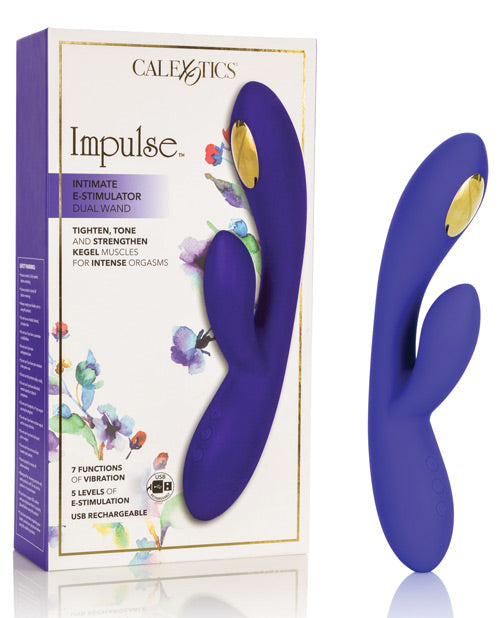 Impulse Intimate E-stimulator Dual Wand - Purple