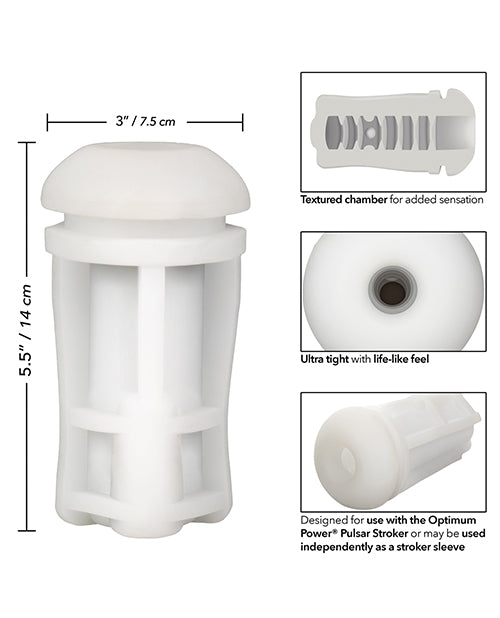 Optimum Power Pulsar Stroker Replacement Sleeve - White