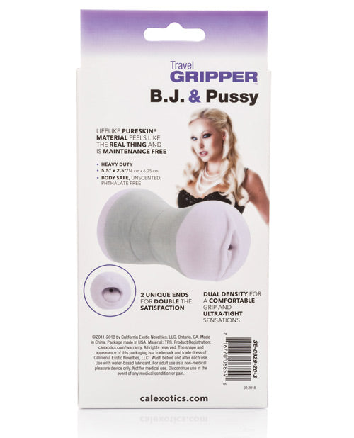 Travel Gripper Bj & Pussy - Purple
