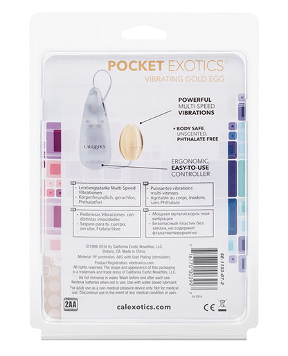 Pocket Exotics Gold Egg