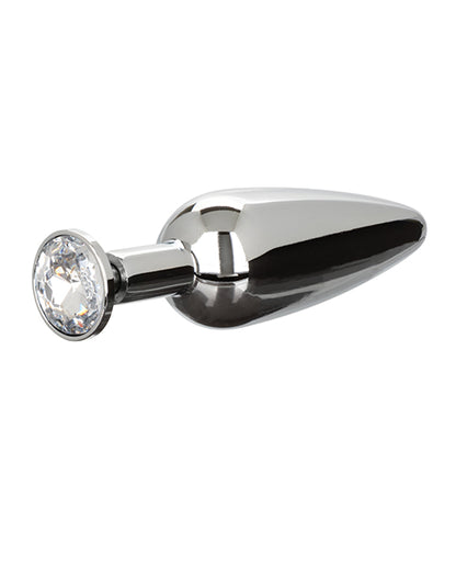 Star Fucker Slim Gem Plug W-silicone Enhancer - Black