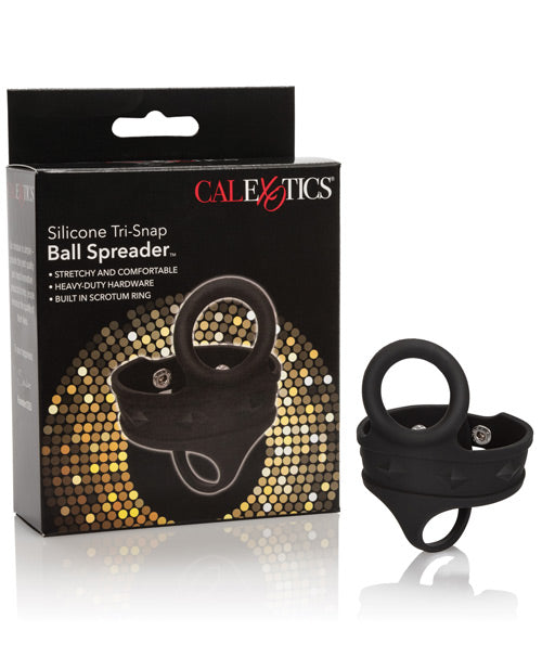 Silicone Tri Snap Ball Spreader - Black