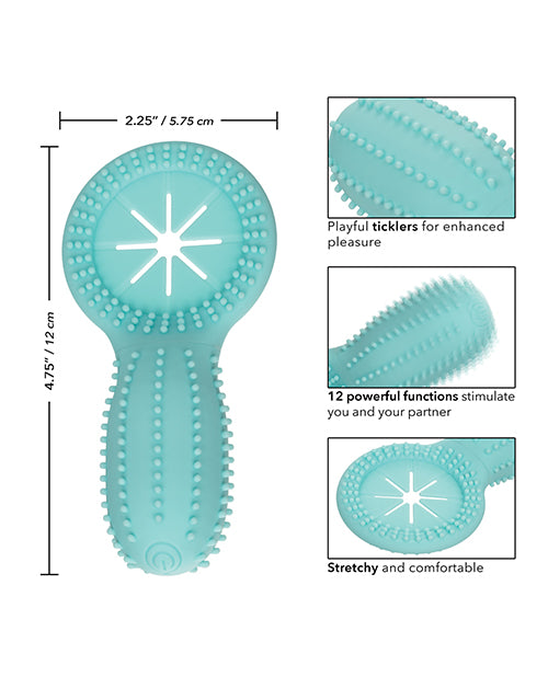 Silicone Rechargeable Elite 12x Enhancer - Blue