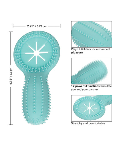 Silicone Rechargeable Elite 12x Enhancer - Blue