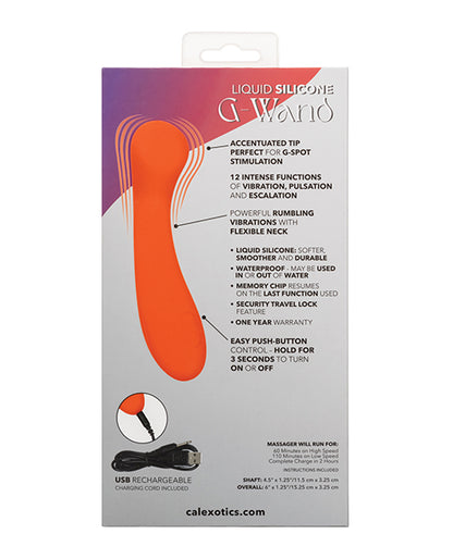 Stella Liquid Silicone G-wand - Red