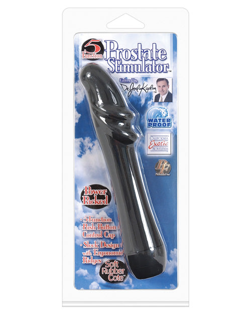 Dr Joel Kaplan 6.5" 5 Function Prostate Stimulator - Black