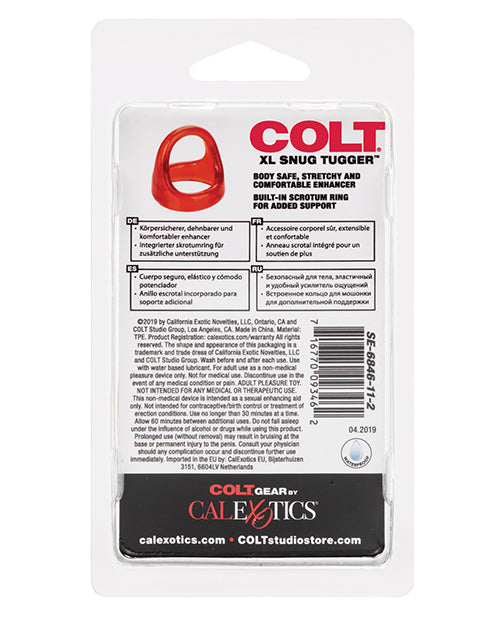 Colt Snug Xl Tugger Enhancer Ring - Red