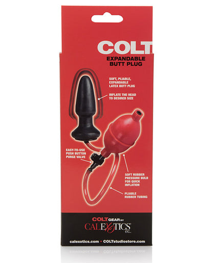 Colt Expandable Butt Plug - Black