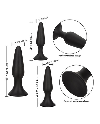 Colt Silicone Anal Trainer Kit - Black