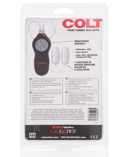 Colt 7-function Twin Turbo Bullets - Silver