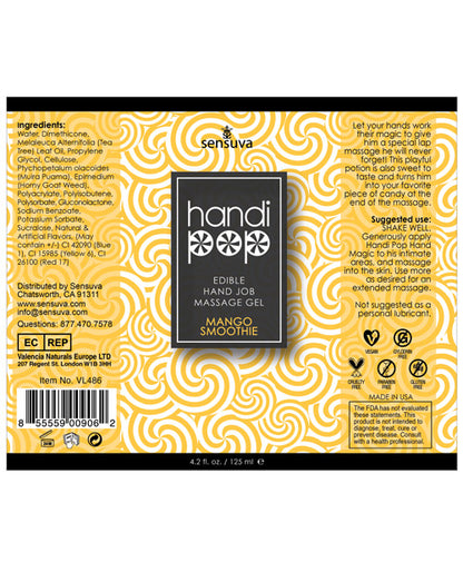 Handipop Hand Job Massage Gel Bottle