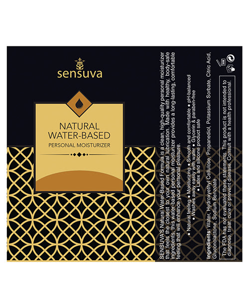 Sensuva Natural Water Based Personal Moisturizer - 1.93 Oz Salted Caramel