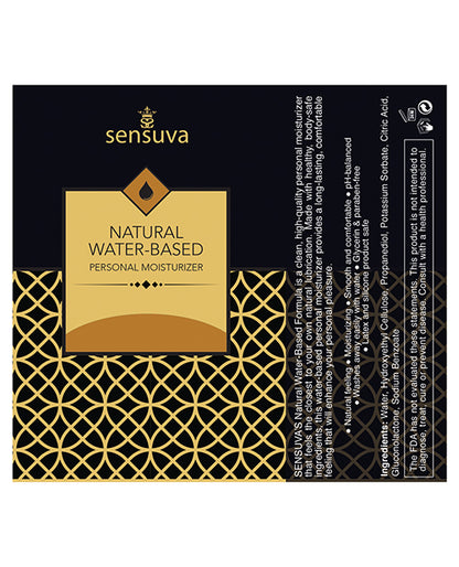 Sensuva Natural Water Based Personal Moisturizer - 1.93 Oz Salted Caramel