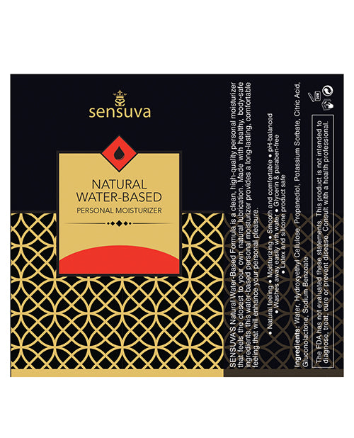 Sensuva Natural Water Based Personal Moisturizer - 1.93 Oz Strawberry