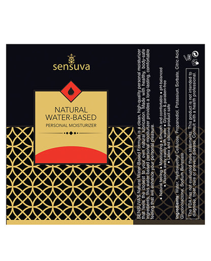 Sensuva Natural Water Based Personal Moisturizer - 1.93 Oz Strawberry