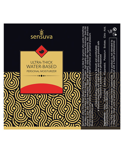 Sensuva Ultra Thick Water Based Personal Moisturizer