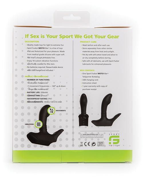 Sport Fucker Motovibe Tailgunner - Black