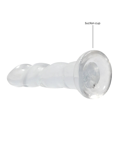 Shots Realrock Crystal Clear 7" Dildo  - Transparent