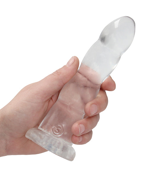 Shots Realrock Crystal Clear 7" Dildo  - Transparent