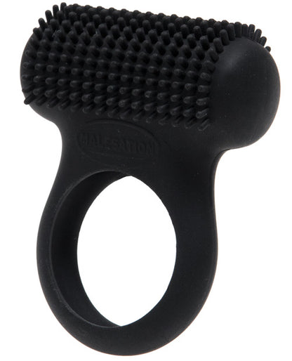 Malesation Tickle Me Nubbed Cock Ring - Black