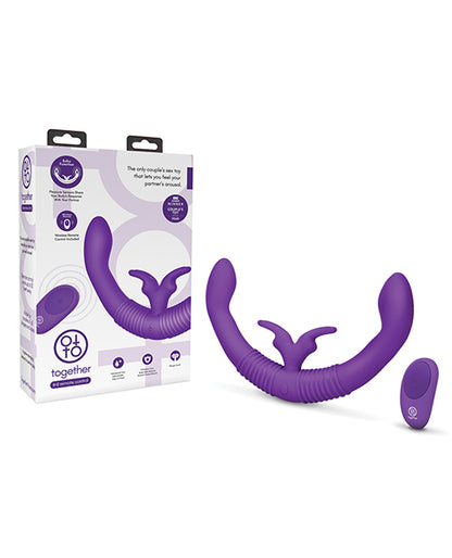 Together Female Intimacy Vibe W-remote - Purple