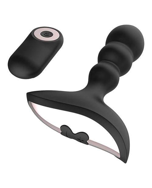 Gender Fluid Shake Anal Vibe W-remote - Black