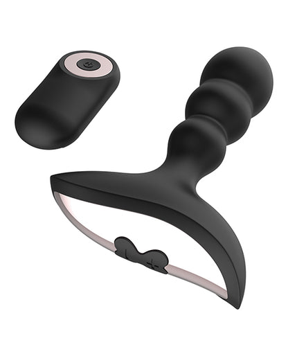 Gender Fluid Shake Anal Vibe W-remote - Black