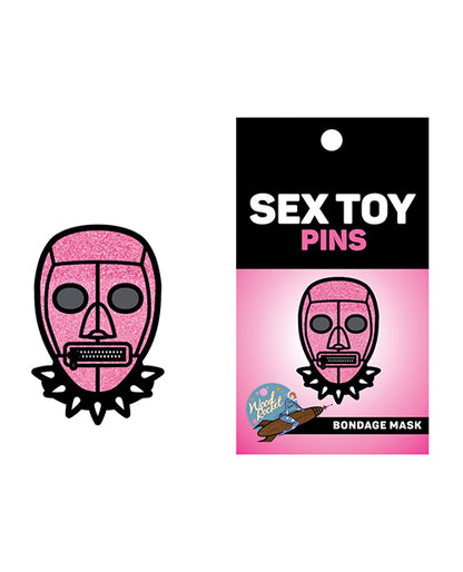 Wood Rocket Sex Toy Bondage Mask Large Pin