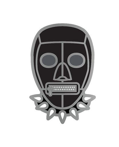 Wood Rocket Sex Toy Bondage Mask Large Pin
