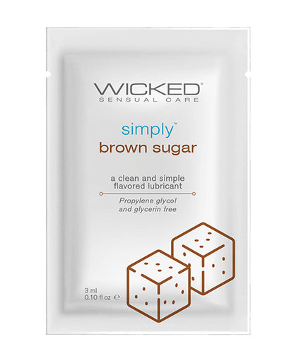 Wicked Sensual Care Simply Water Based Lubricant - .1 Oz