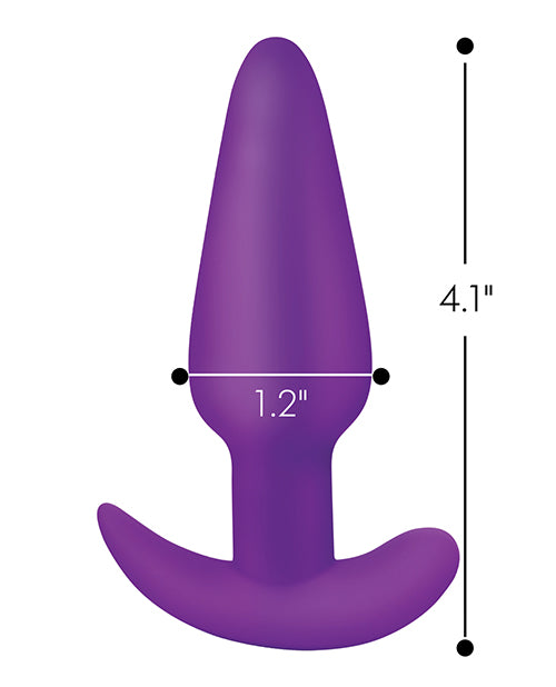 Bang! 21x Vibrating Silicone Butt Plug W/remote