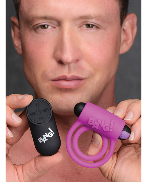Bang! Vibrating Cock Ring & Bullet W/remote Control