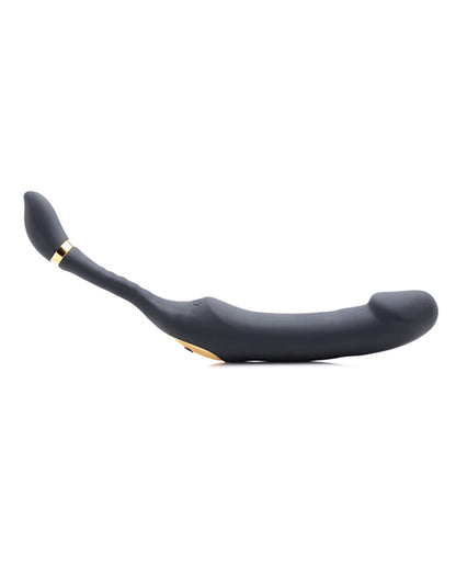 Inmi 10x Pleasure Pose Come Hither Vibe W-poseable Clit Stimulator - Black