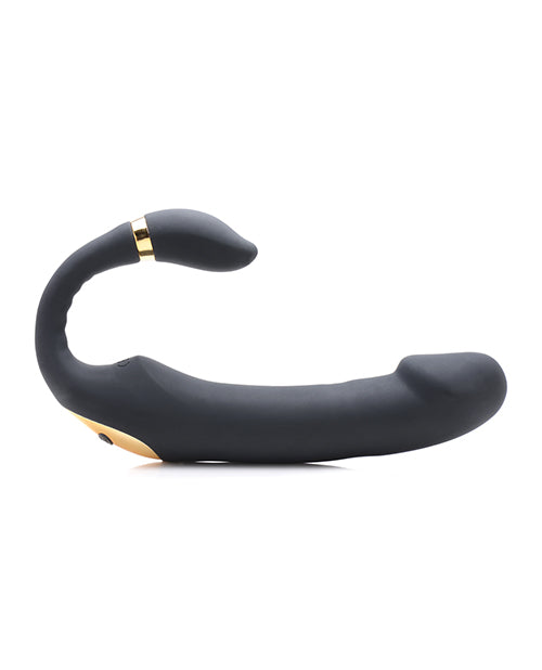 Inmi 10x Pleasure Pose Come Hither Vibe W-poseable Clit Stimulator - Black
