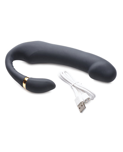 Inmi 10x Pleasure Pose Come Hither Vibe W-poseable Clit Stimulator - Black