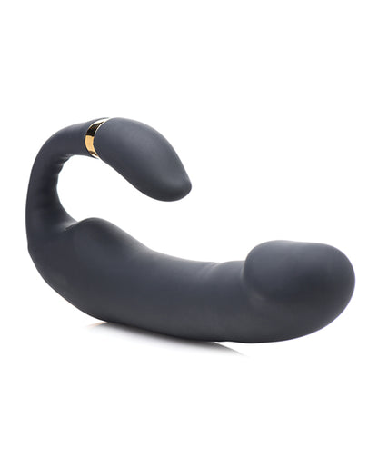 Inmi 10x Pleasure Pose Come Hither Vibe W-poseable Clit Stimulator - Black