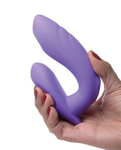 No Eta Inmi 10x G-tap Tapping Silicone G Spot Vibrator - Purple