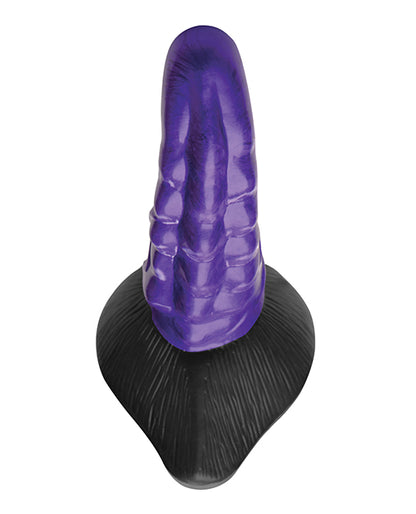 Creature Cocks Orion Invader Veiny Space Alien Silicone Dildo - Purple-black