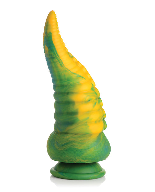 No Eta Creature Cocks Monstropus Tentacled Monster Silicone Dildo - Green-yellow