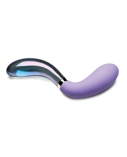 Prisms Vibra-glass 10x Dual Ended Wavy Silicone-glass Vibrator - Pari