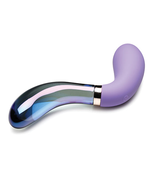 Prisms Vibra-glass 10x Dual Ended Wavy Silicone-glass Vibrator - Pari